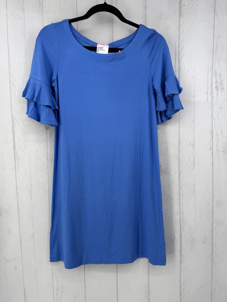 R168 XS tiered ruffle slv dress