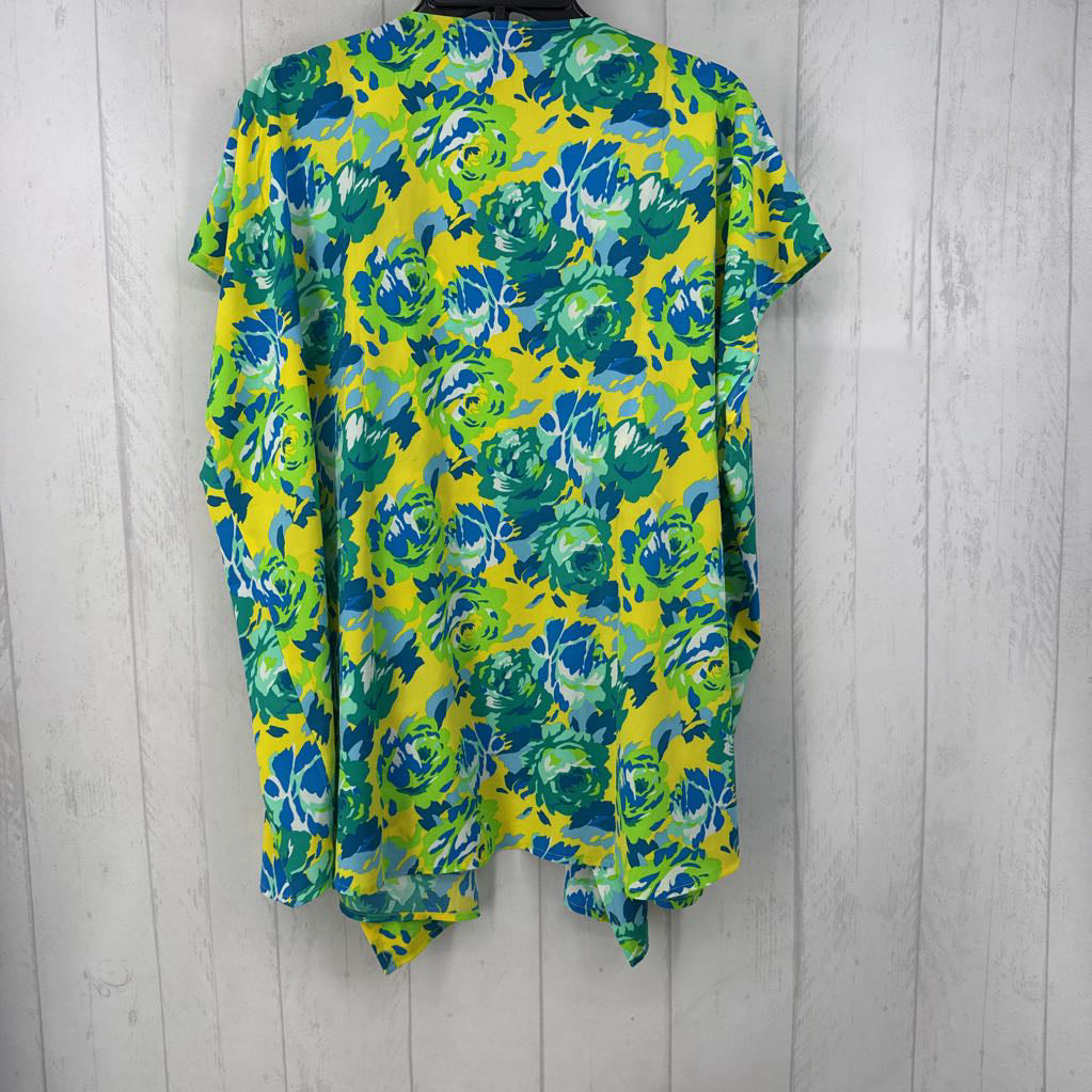 M/L flower print kimono