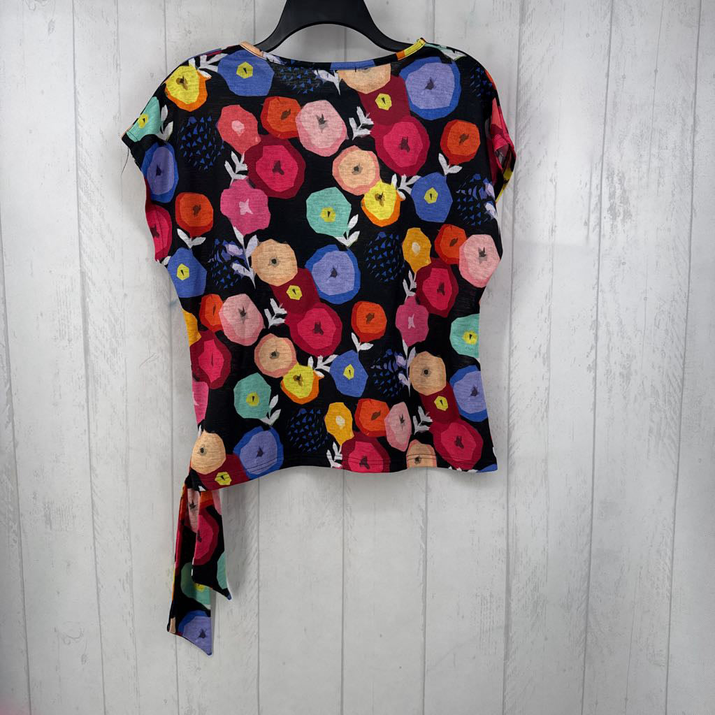 L flo print s/s top