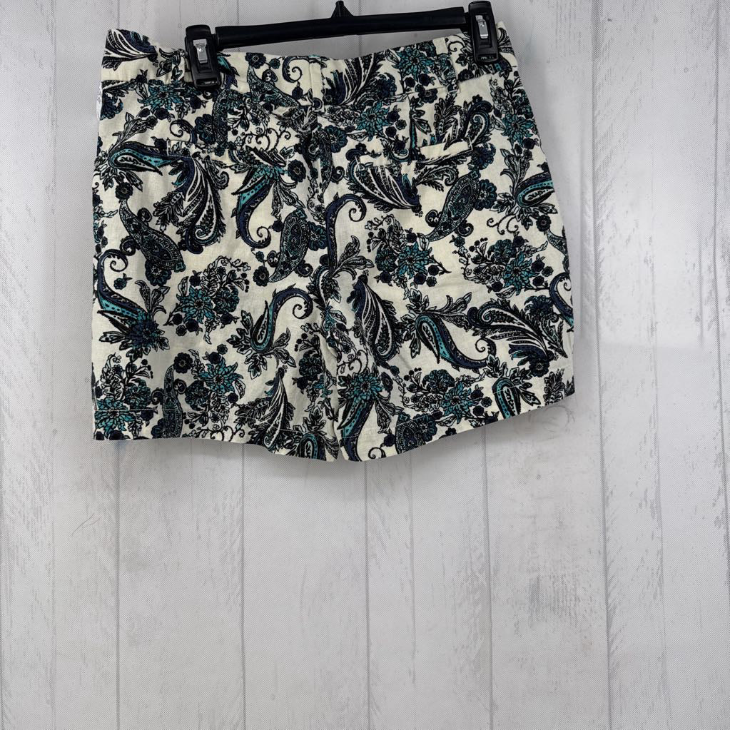 4 paisley print shorts