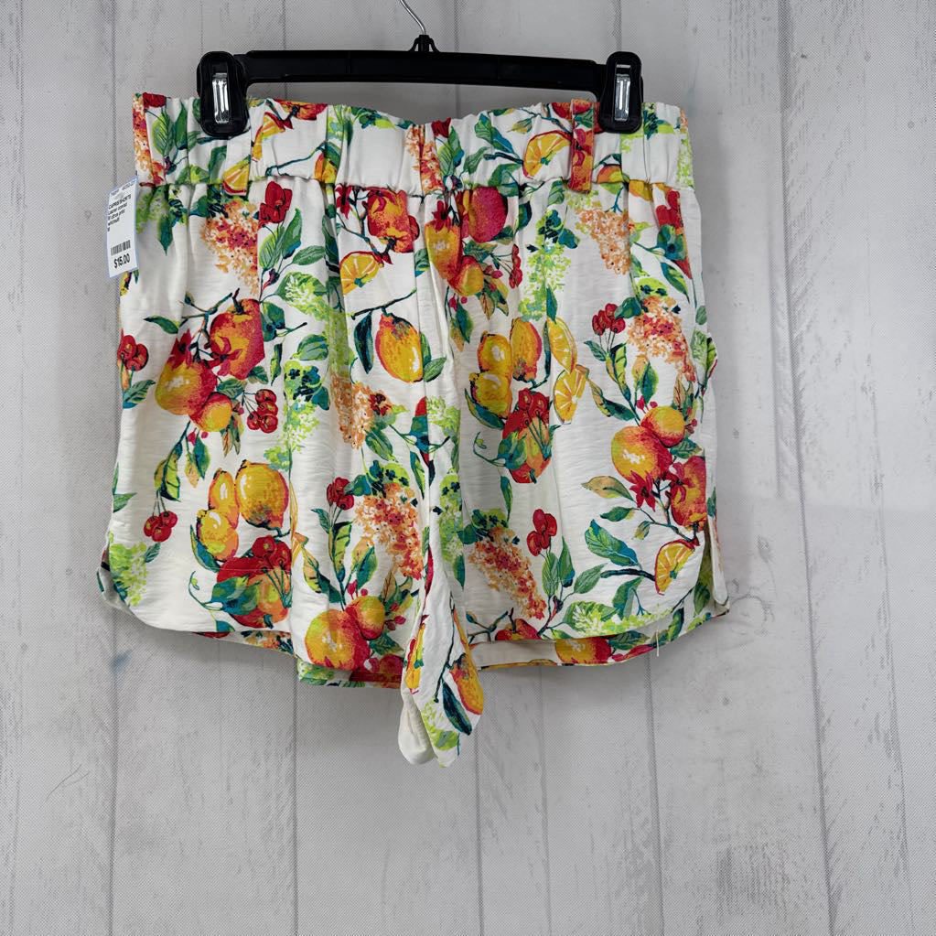 M citrus print shorts
