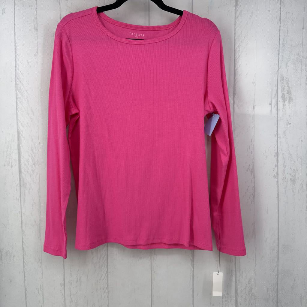 1X ribbed l/s top