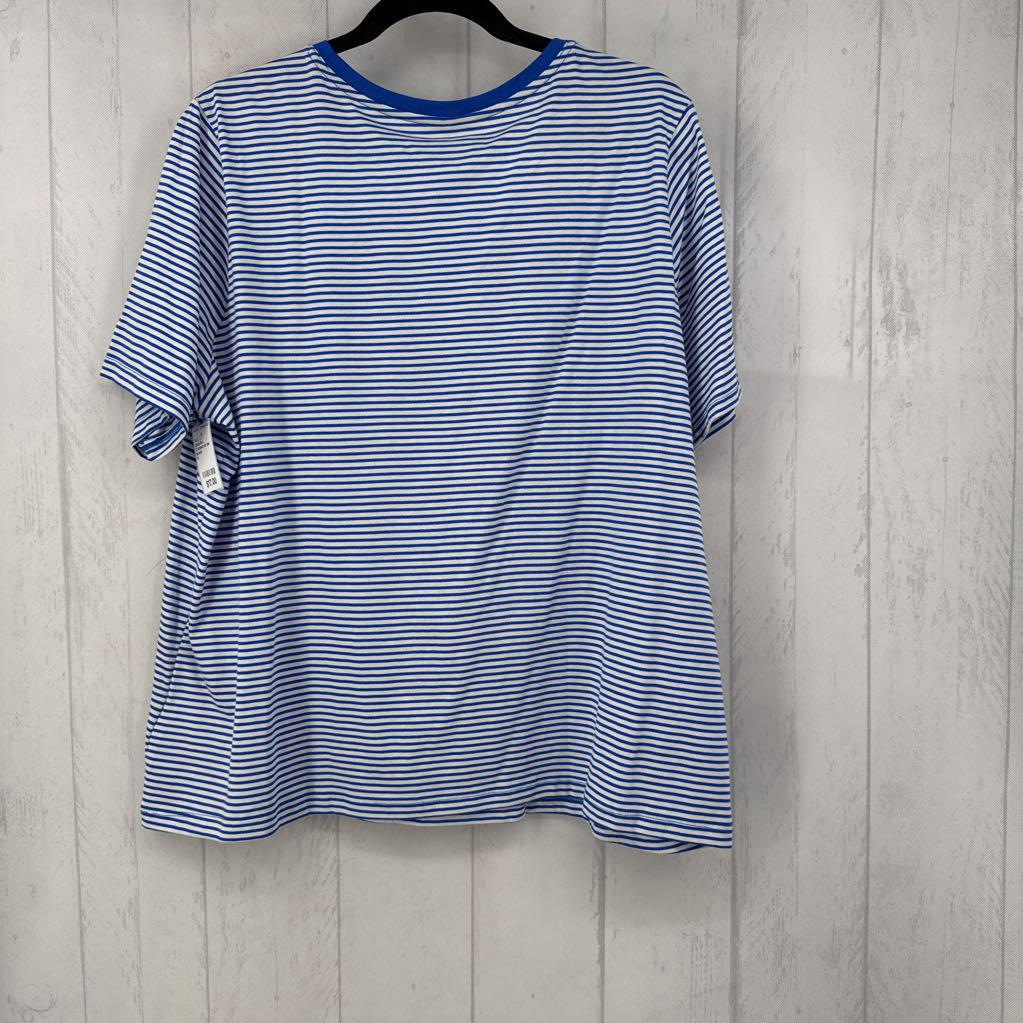 1X striped s/s tee