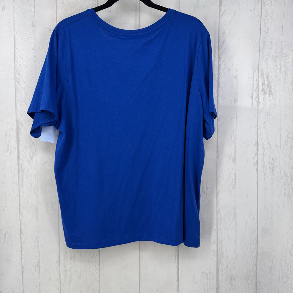 1X v-neck s/s tee