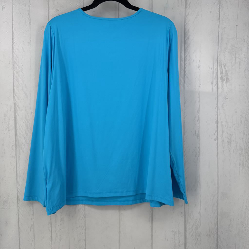1X round neck l/s tee