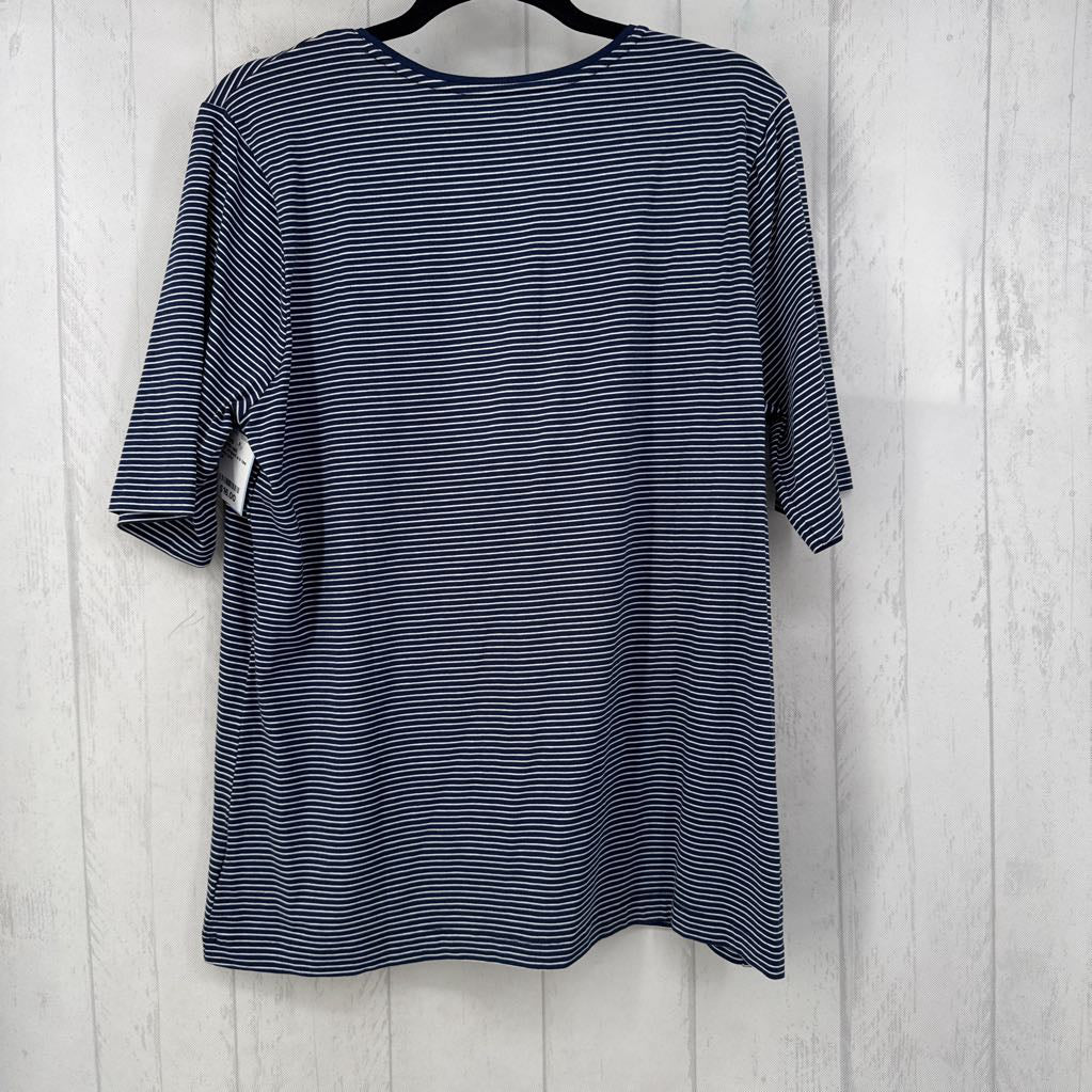 1X striped s/s tee
