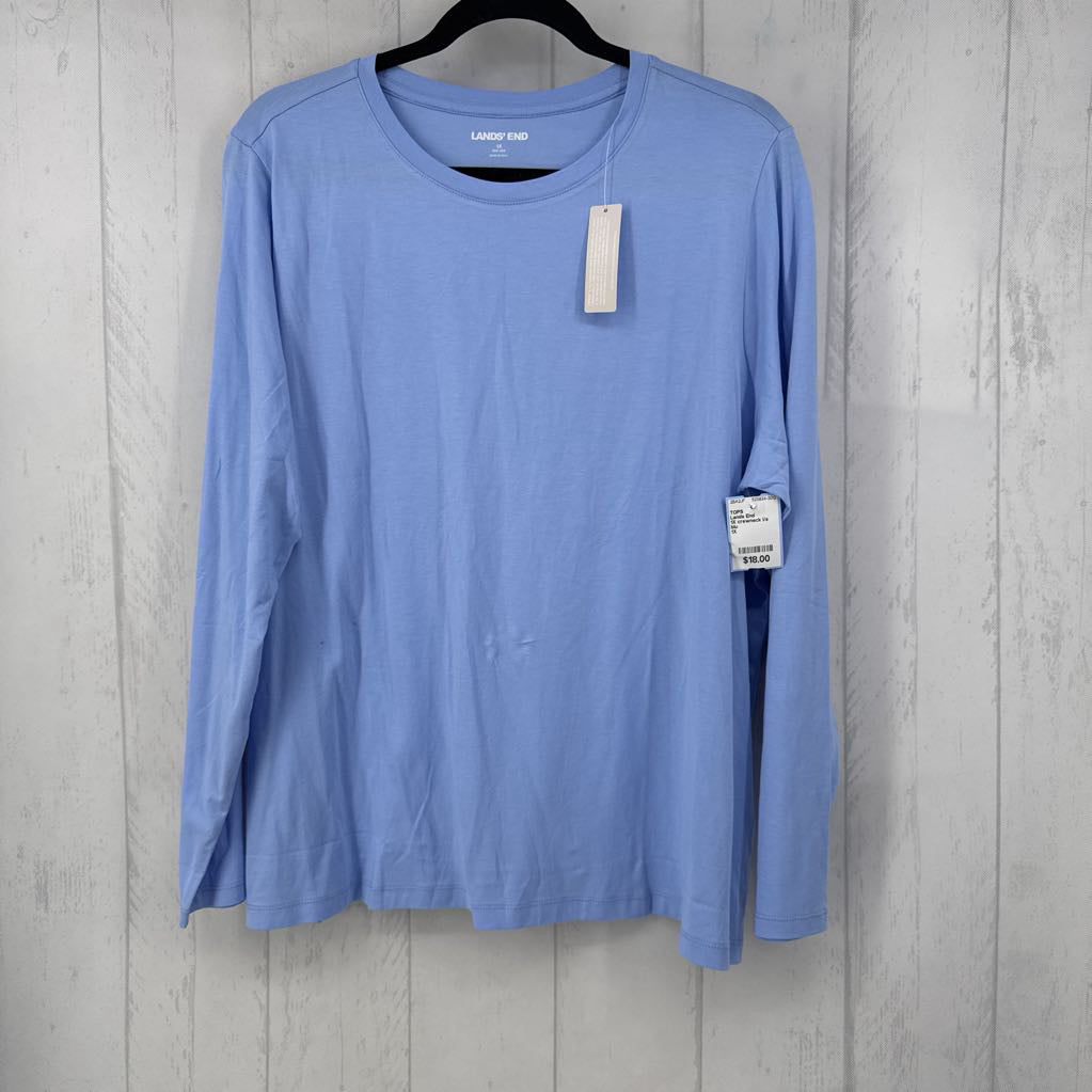 1X crewneck l/s tee