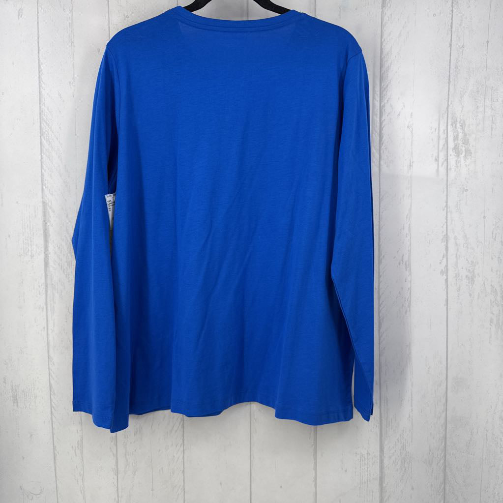 1X v-neck l/s tee