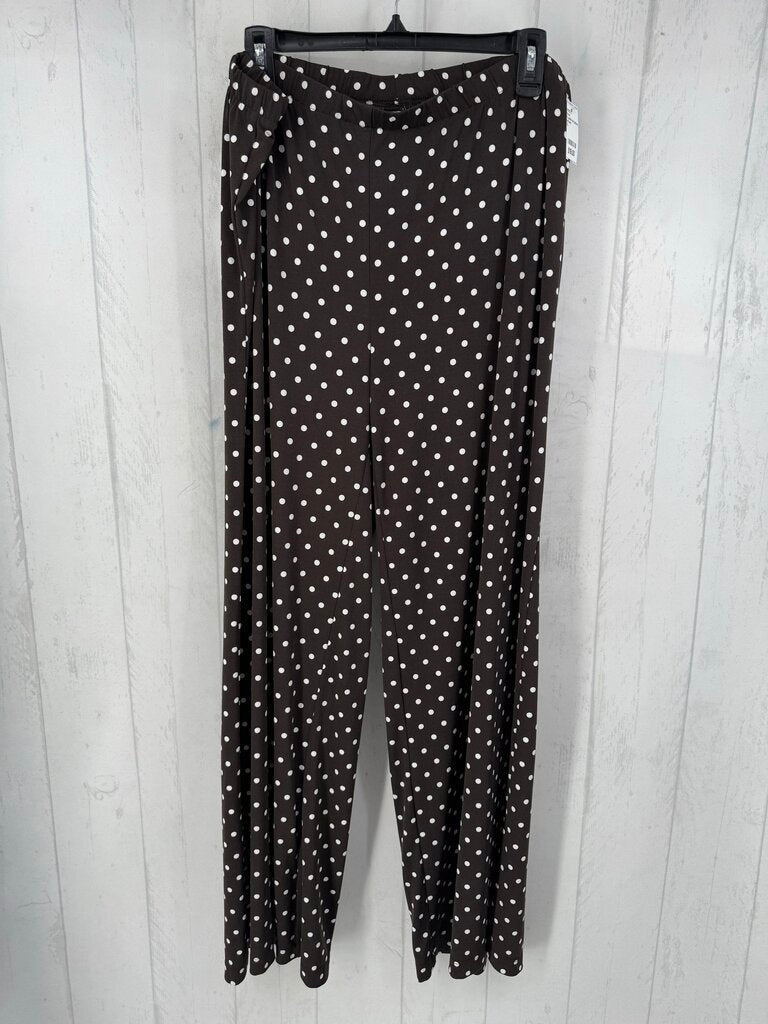 XL polka dot pull-on wide legpant