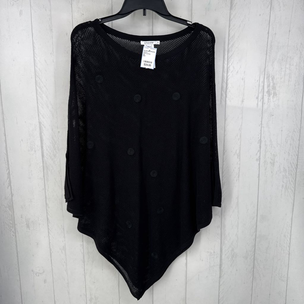 S/M crochet poncho