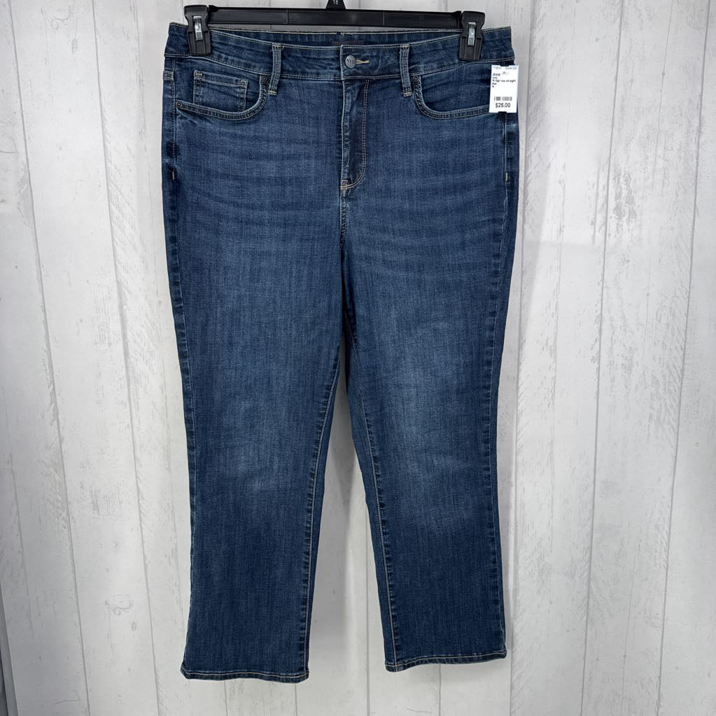 14 high rise straight jeans