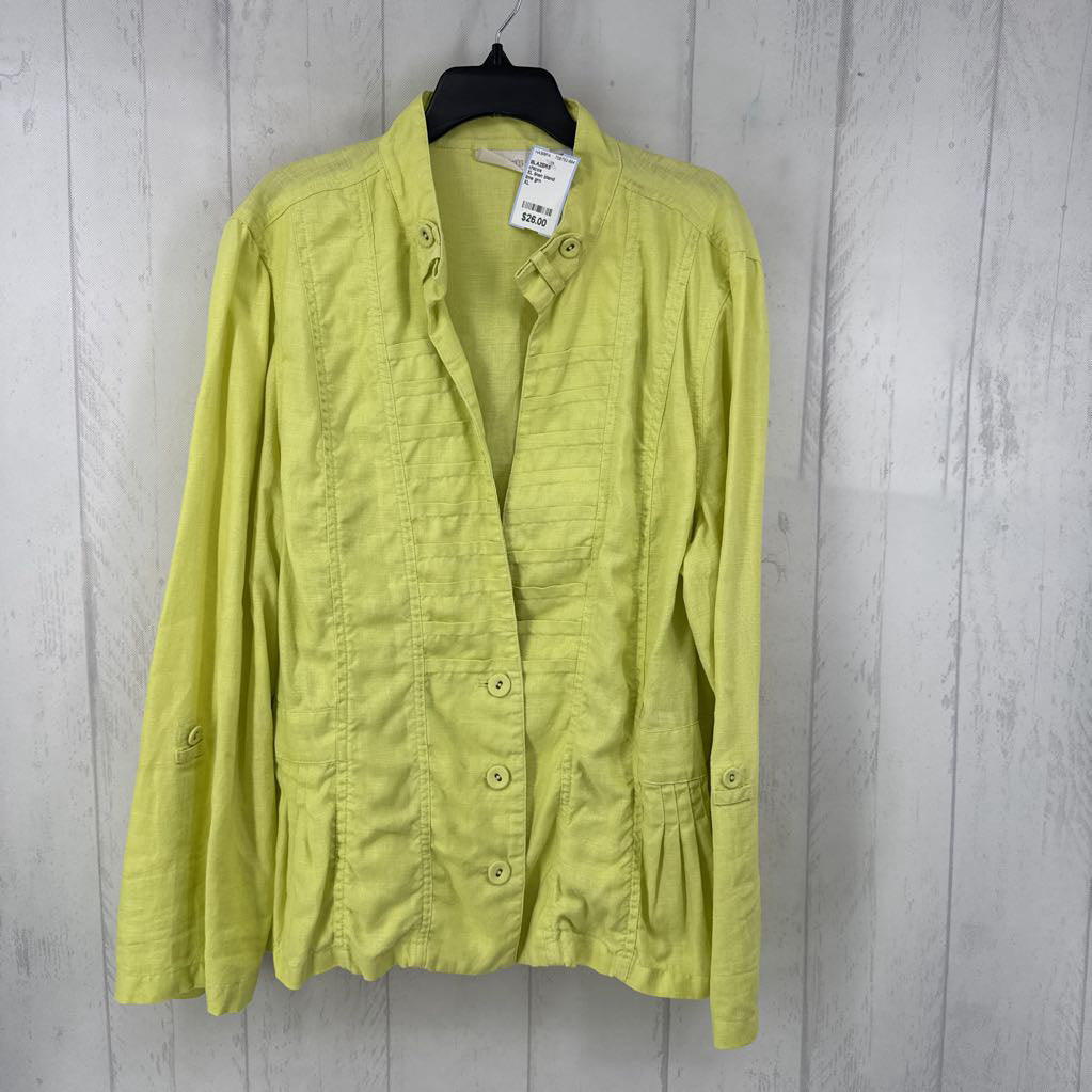 XL linen blend jacket