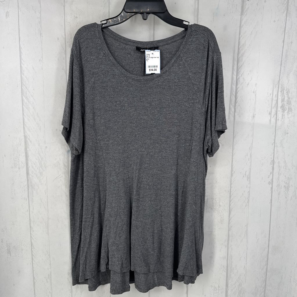 XL s/s high-low top