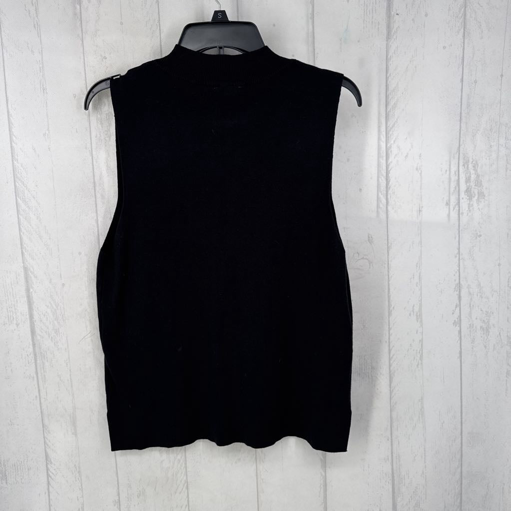 XL mock neck slvls sweater vest