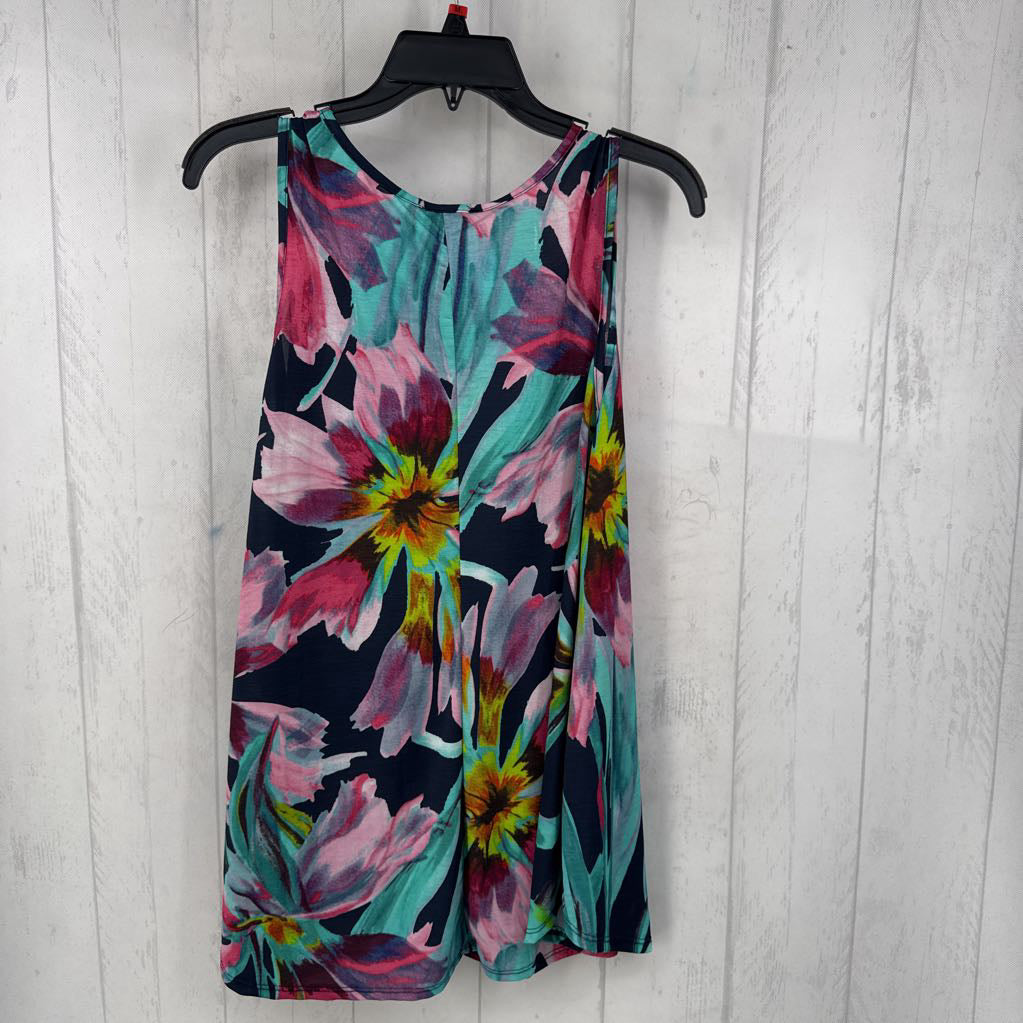 L flower print tank