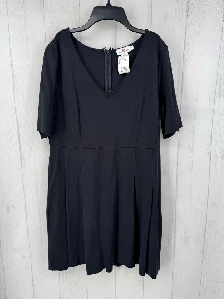 14 v-neck s/s dress