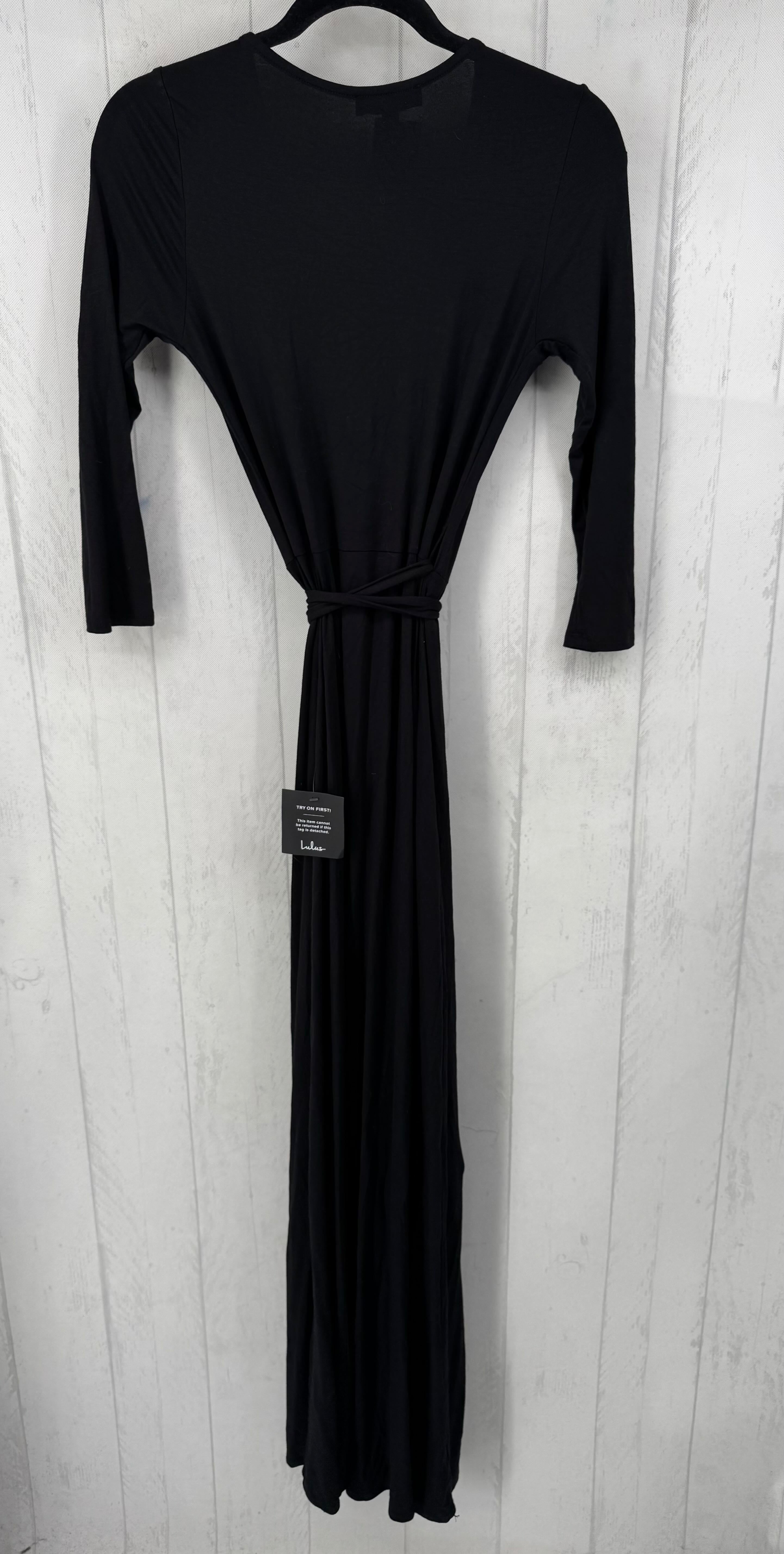 S l/s wrap maxi dress