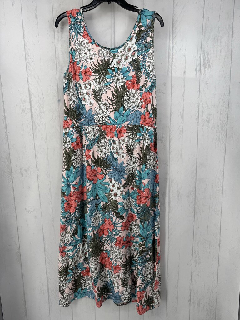 1xp floral slvls maxi dress