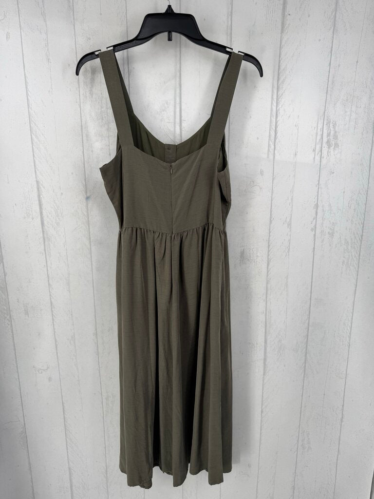 8 button down slvls dress