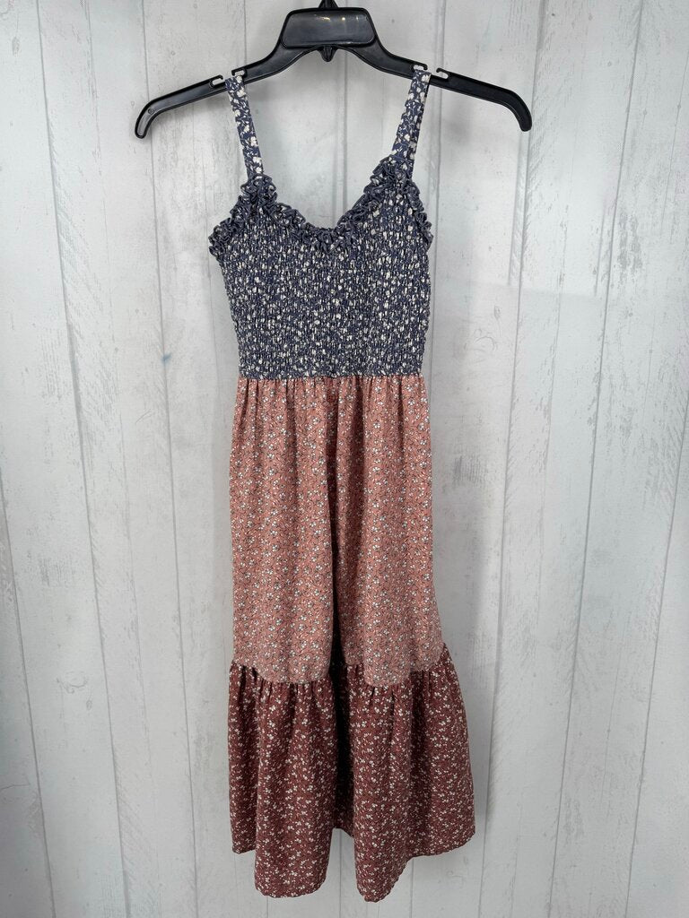 XS flo print smocked top sundress