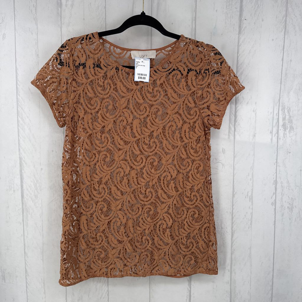 S lace s/s top