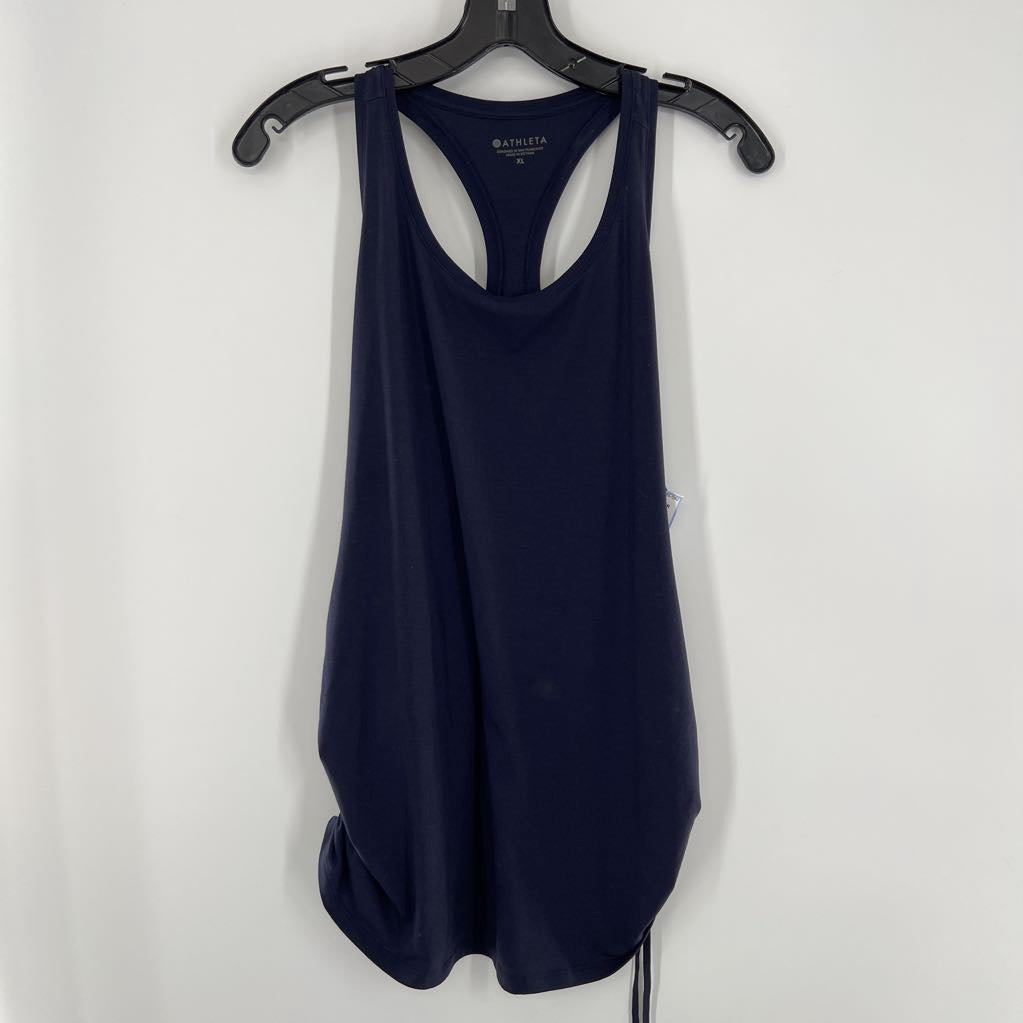 XL ruched sides racerback tank