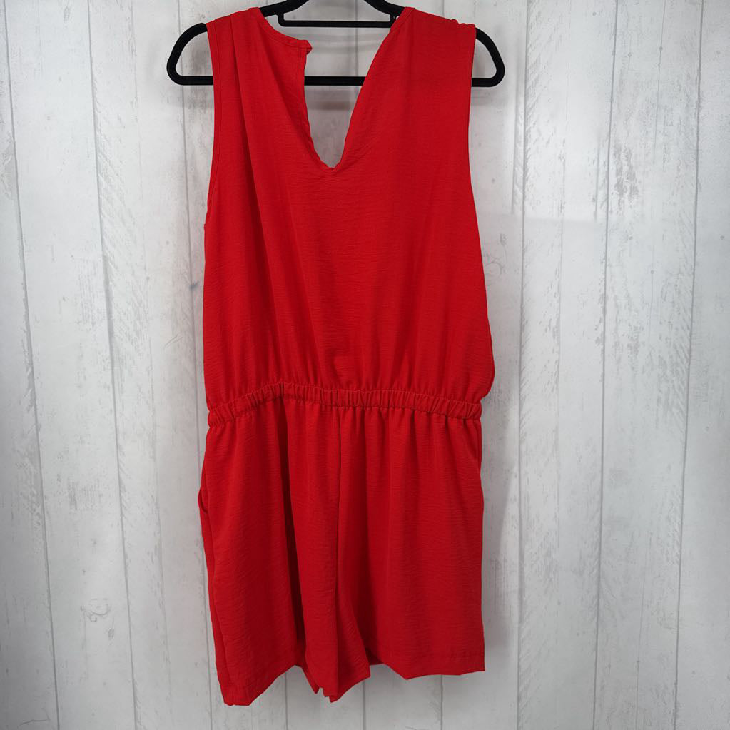 18/20 slvls drawstring short romper