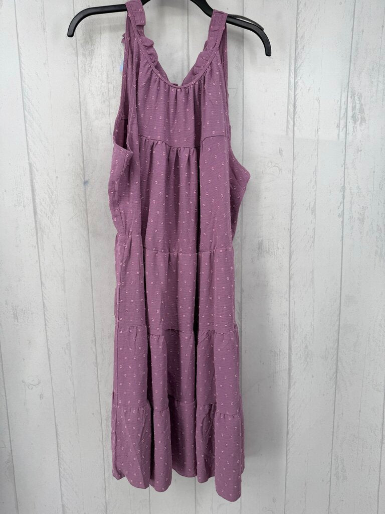 XL slvls textured tiered ruffle maxi dress