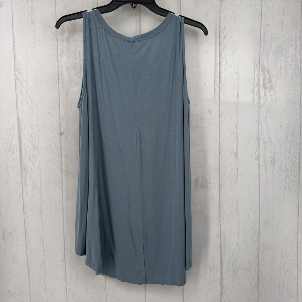 L v-neck hi-low flowy tank