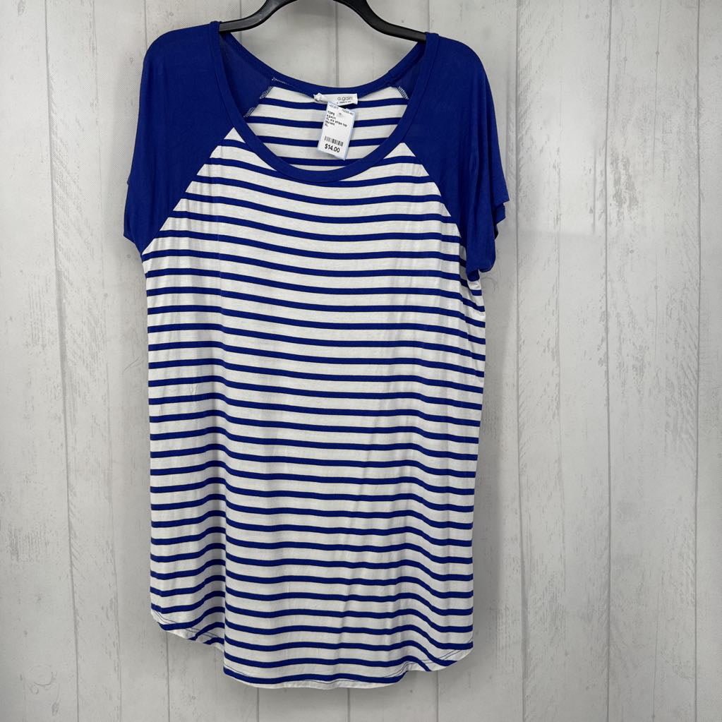 XL s/s stripe top