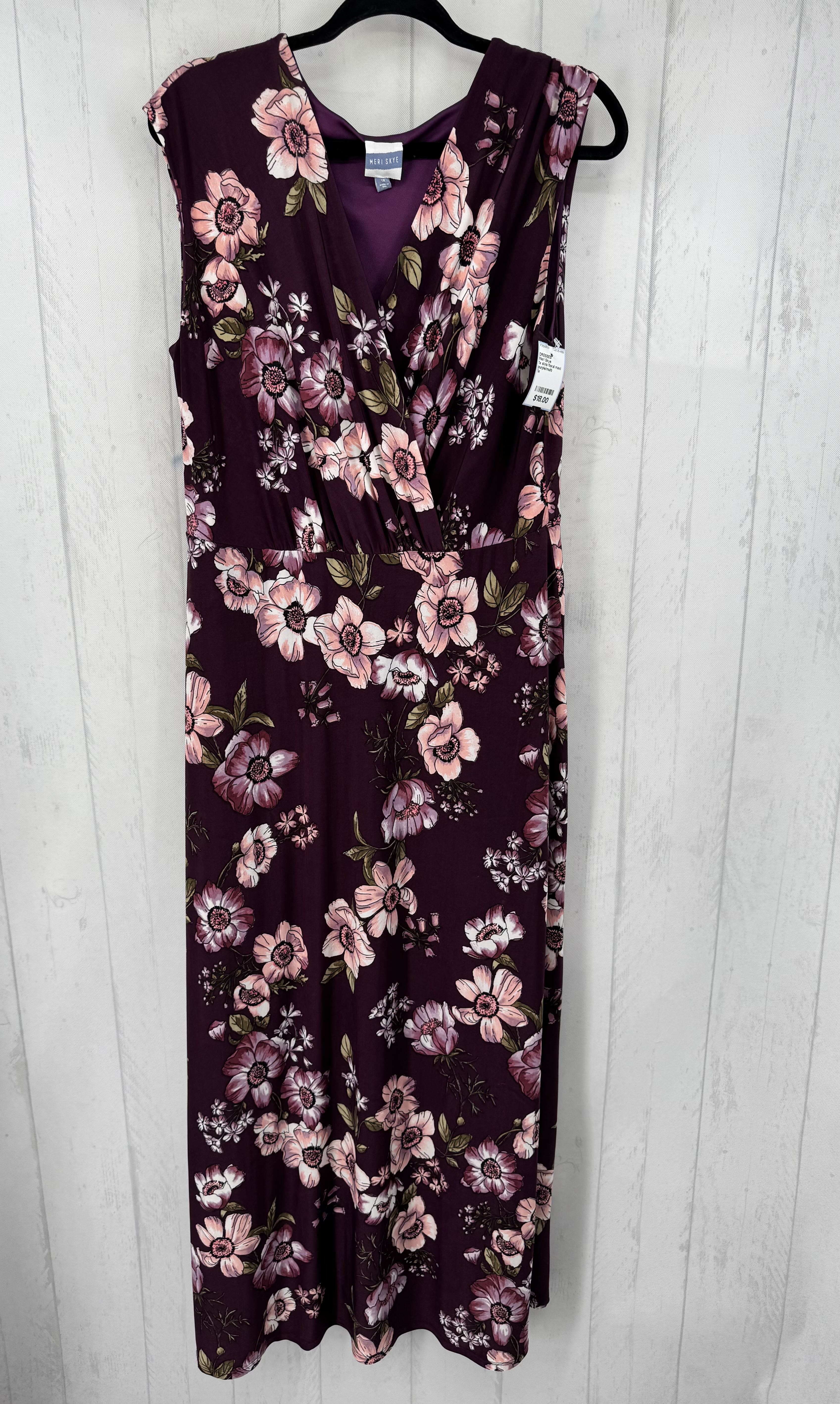 1x slvls floral maxi dress