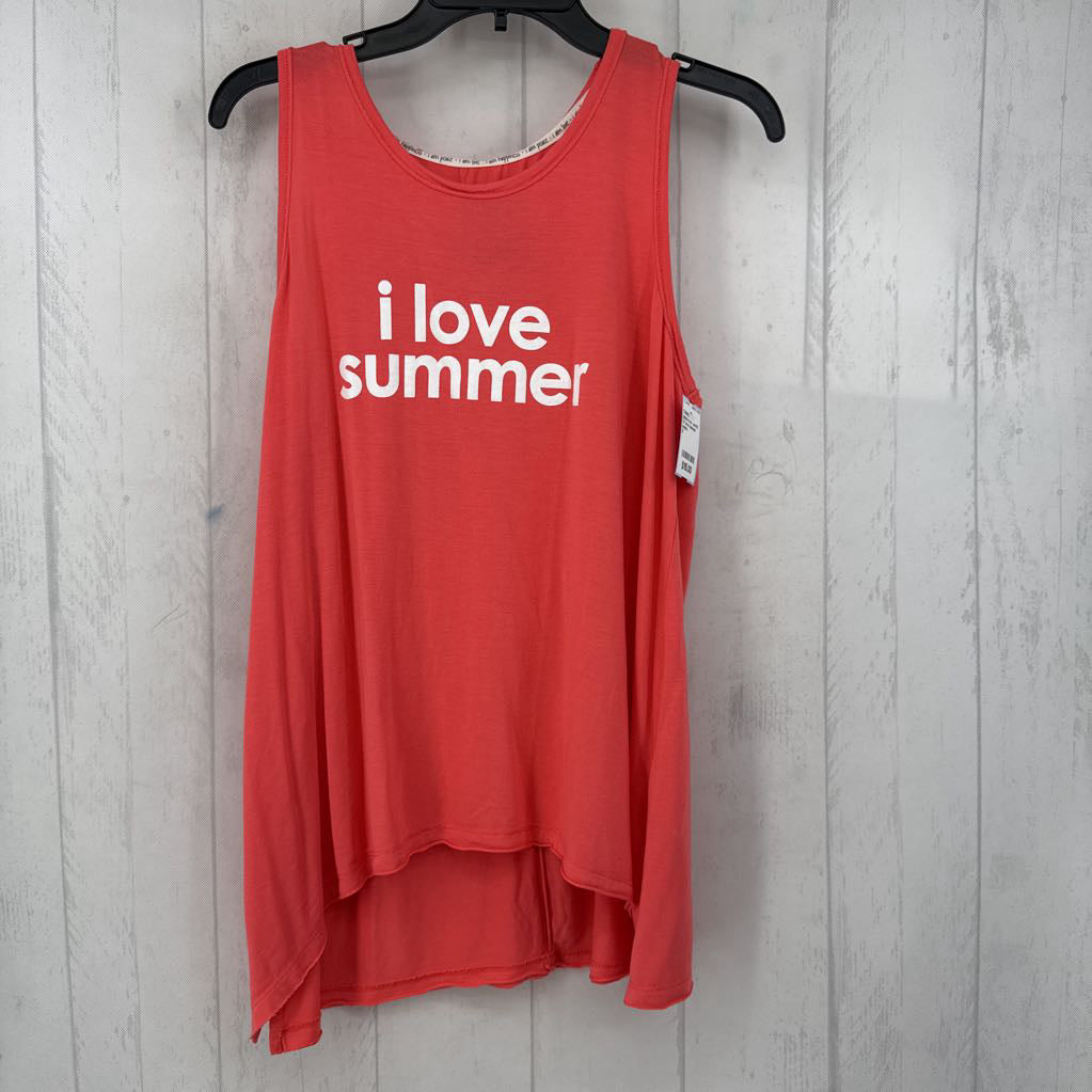 S I love summer tank