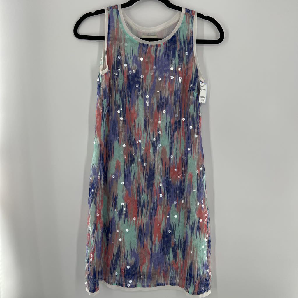 Sequin Shift Dress