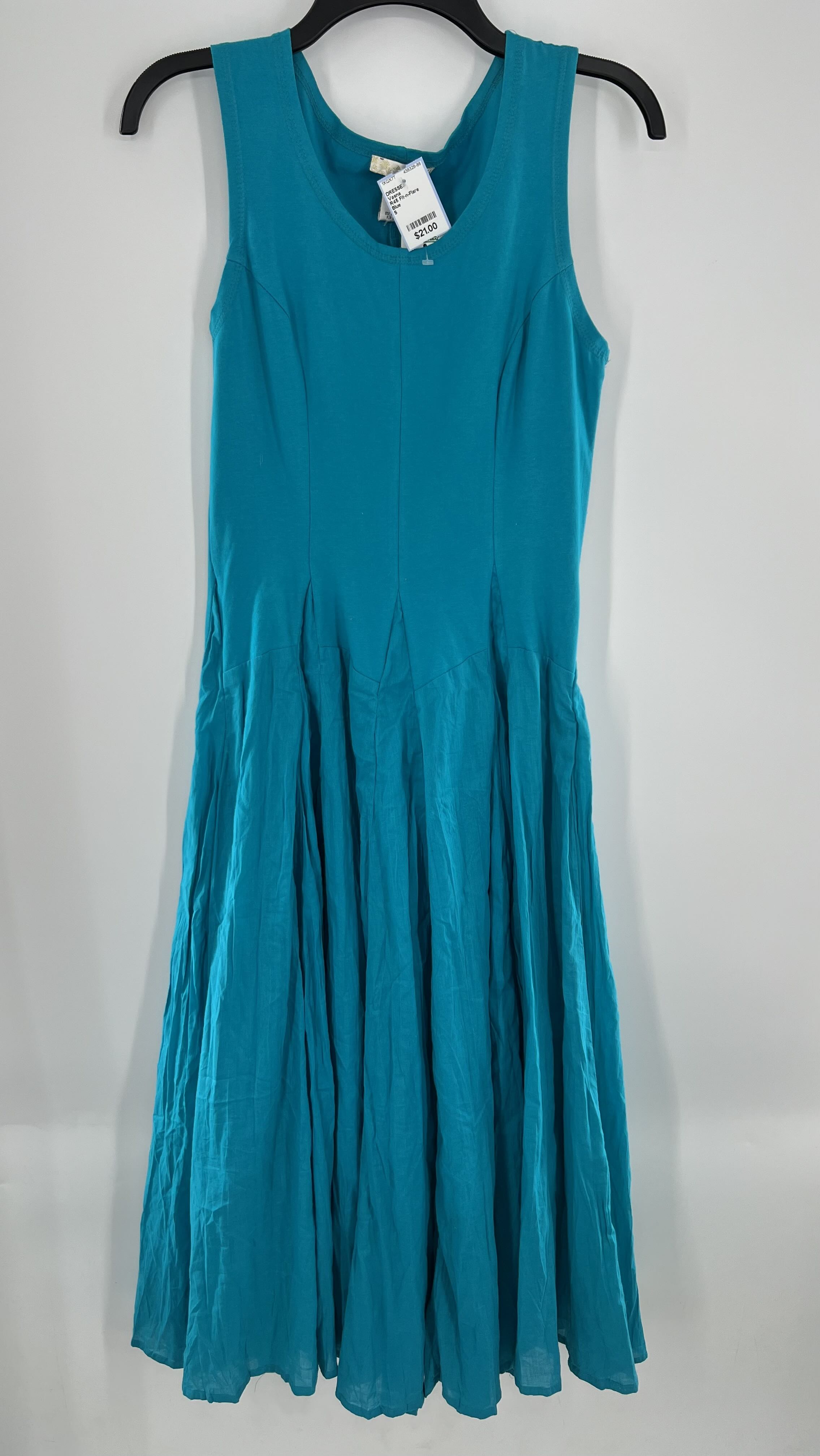 R45 Fit-n-Flare Sleeveless Dress