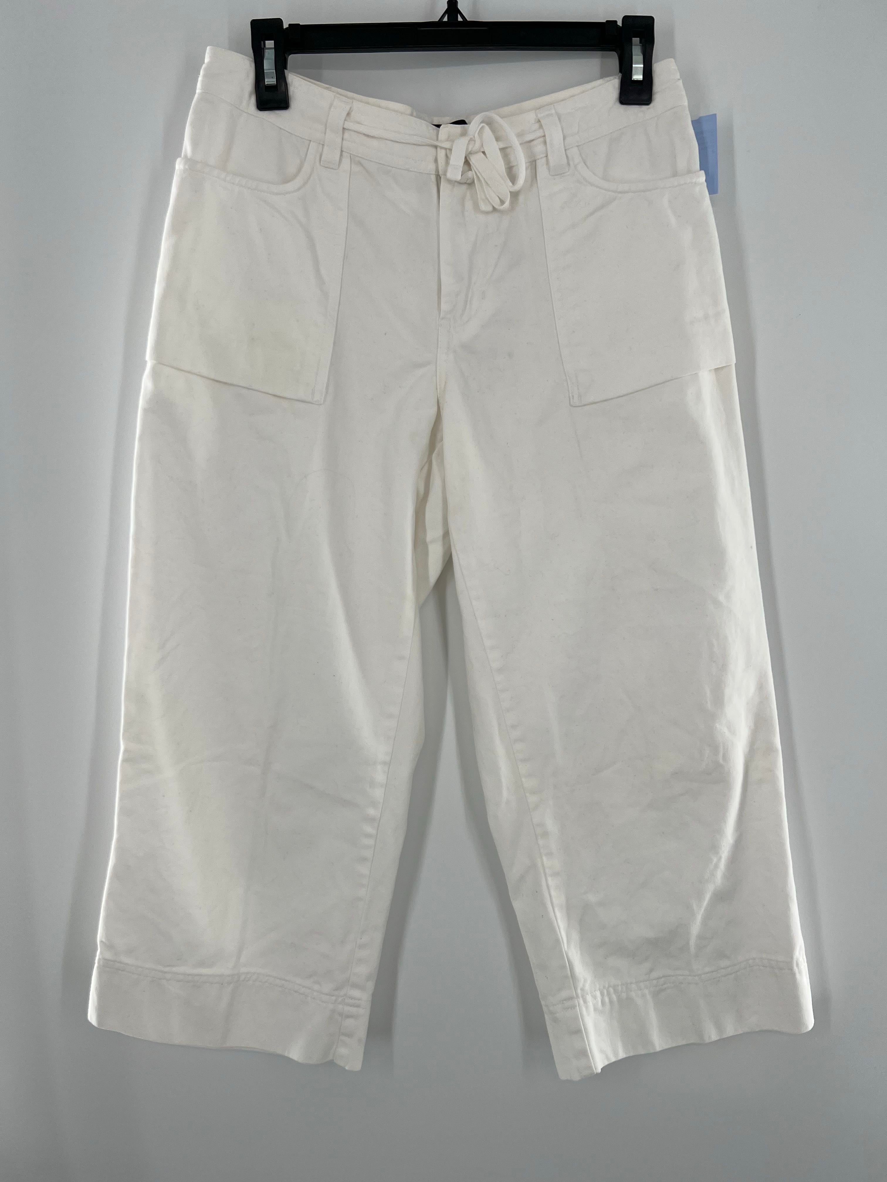 Drawstring Waist Capris