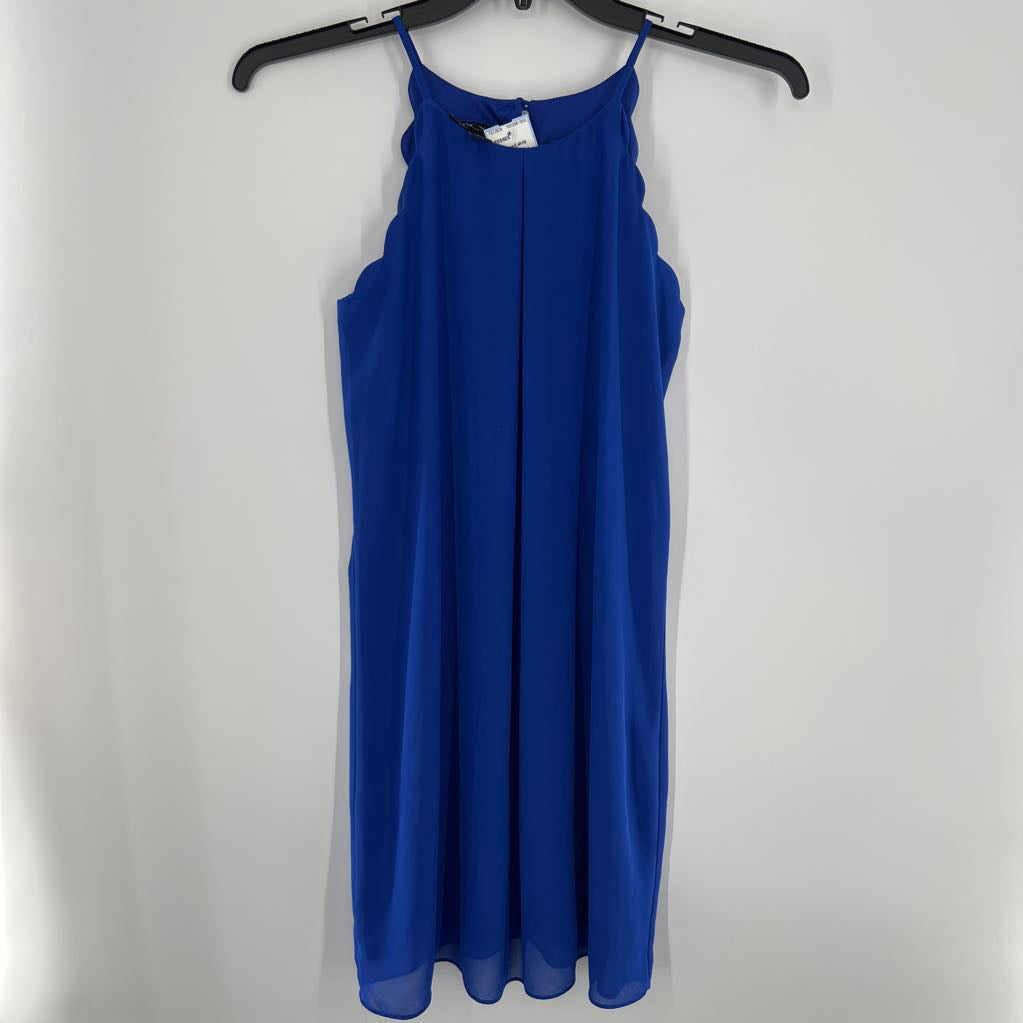 S scalloped slvls shiftdress