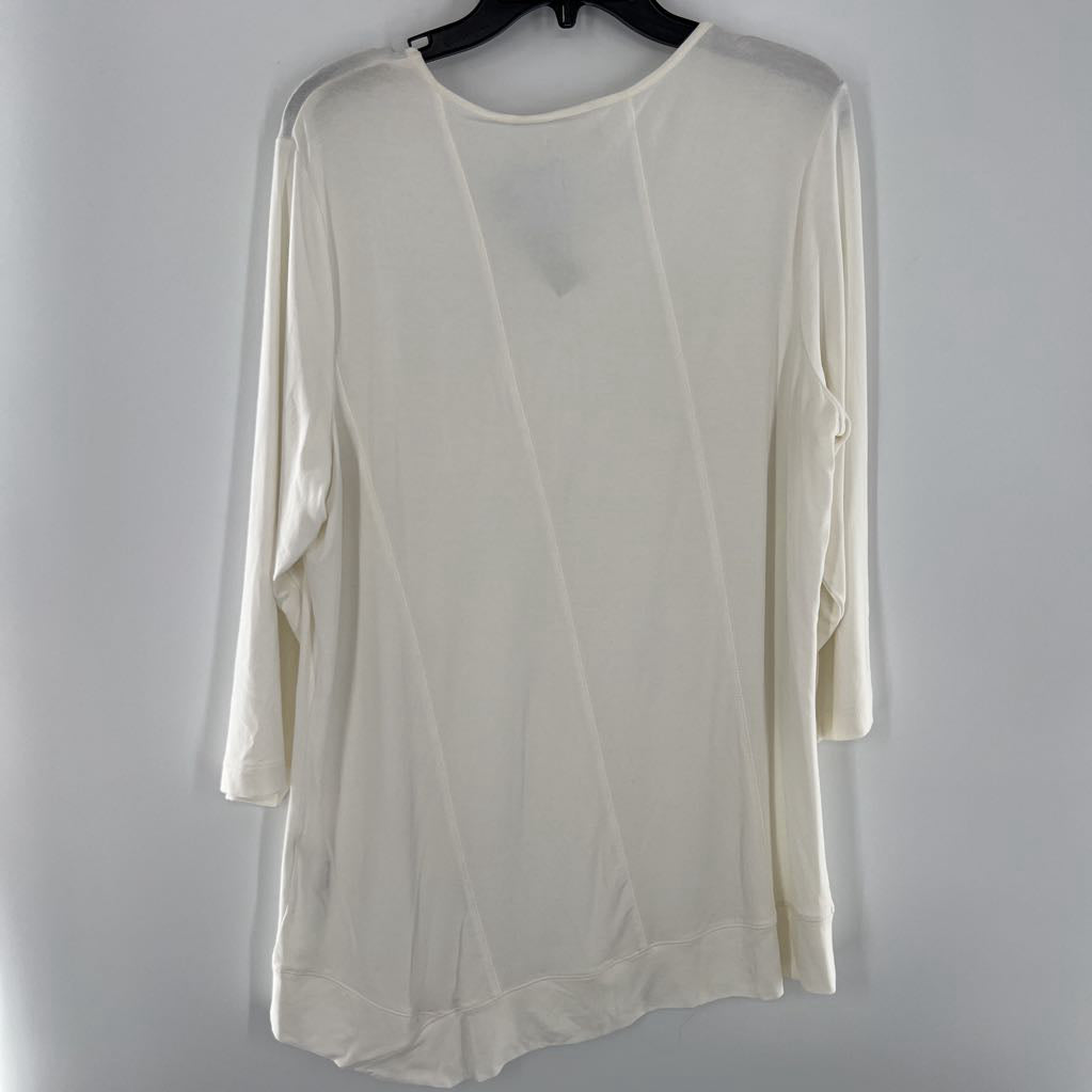 L elbow slv scoop neck tunic