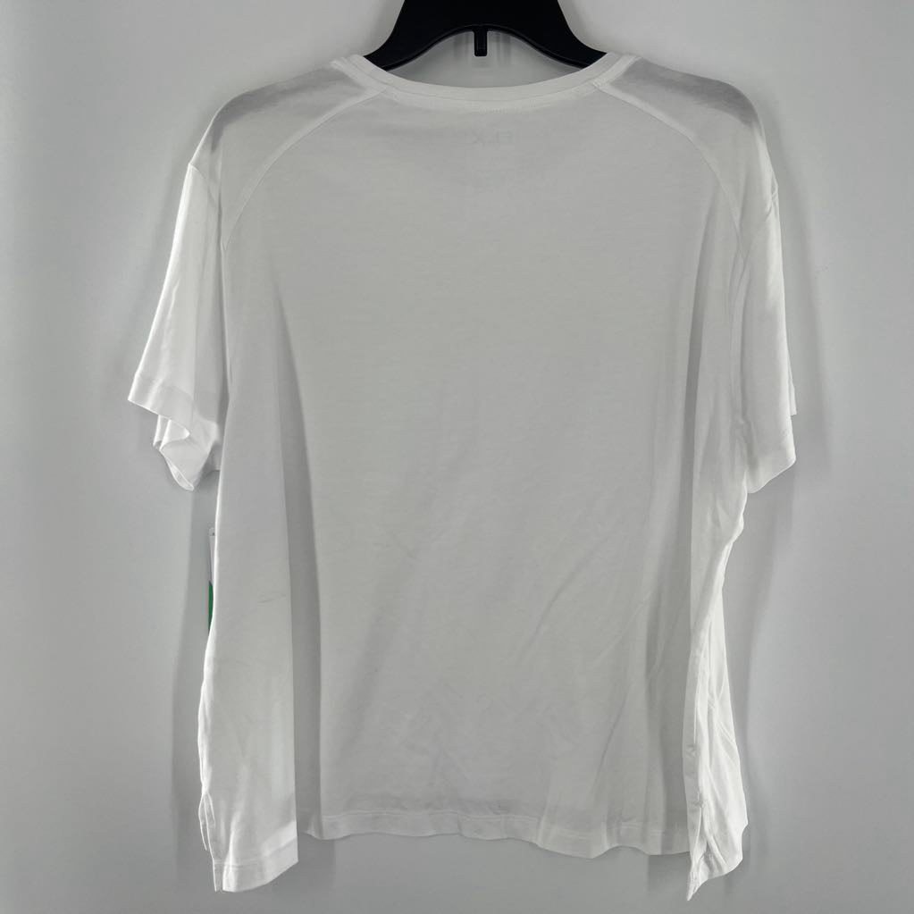 R25 L s/s scoop neck top