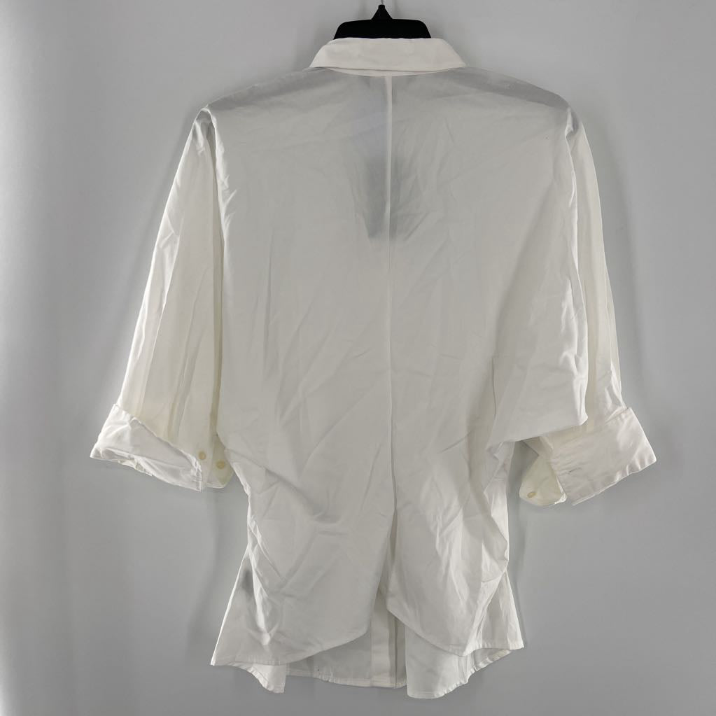 14 button down dolman slv top