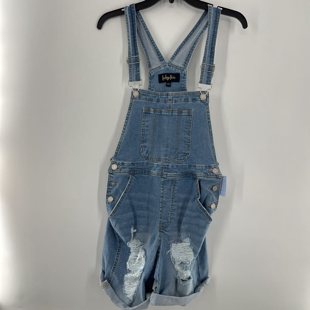 7 denim shorts overalls