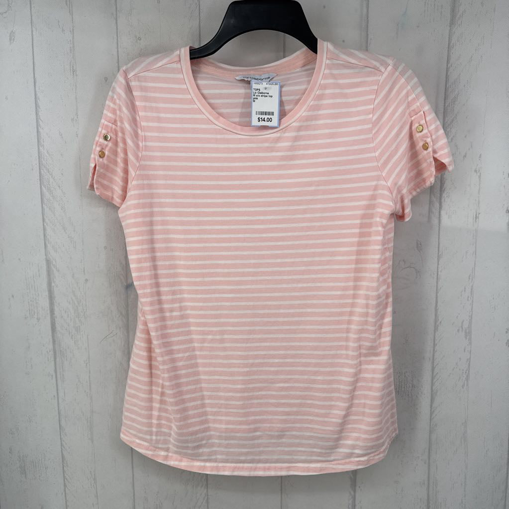M s/s stripe top