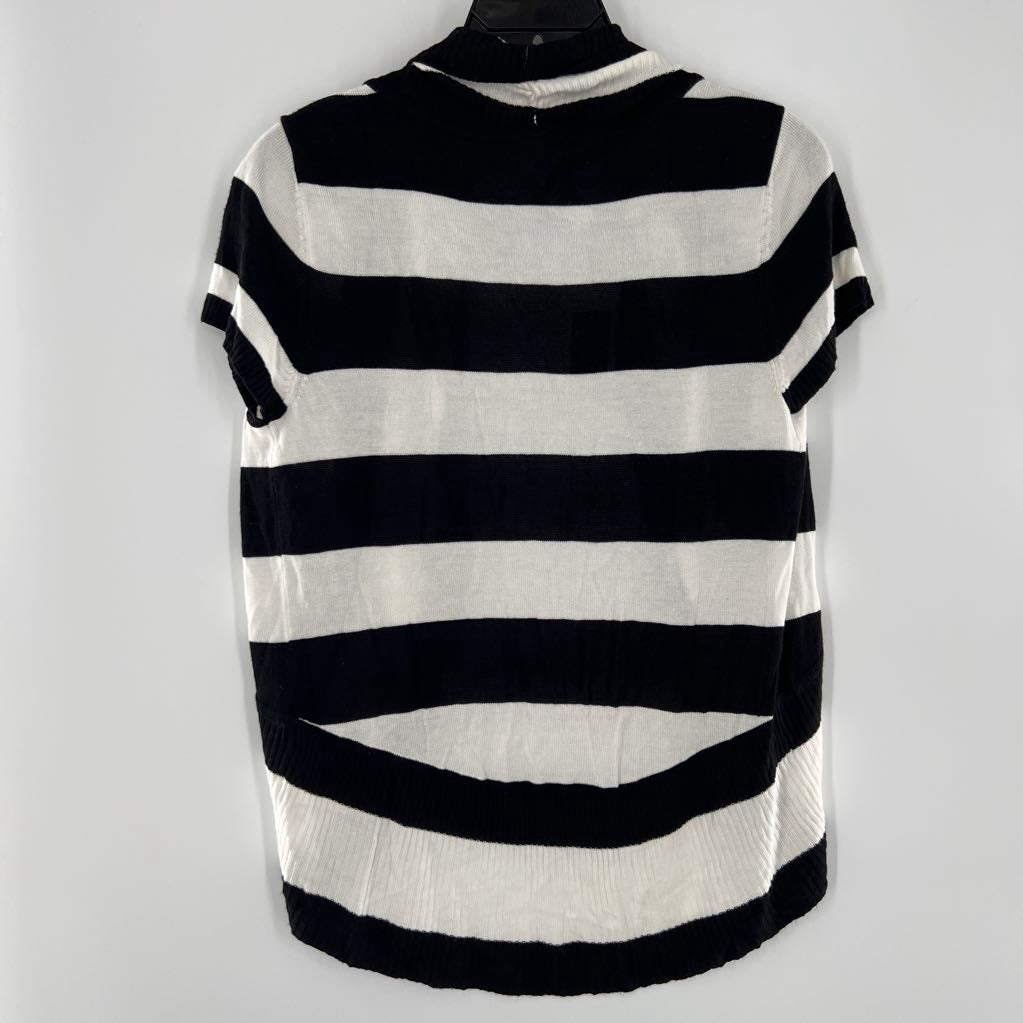 M striped shrug s/s cardi