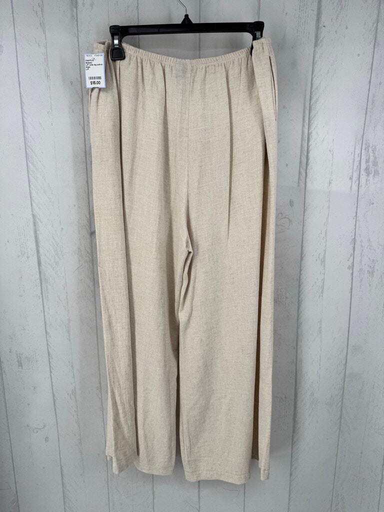 L/P wide leg pull-on pants