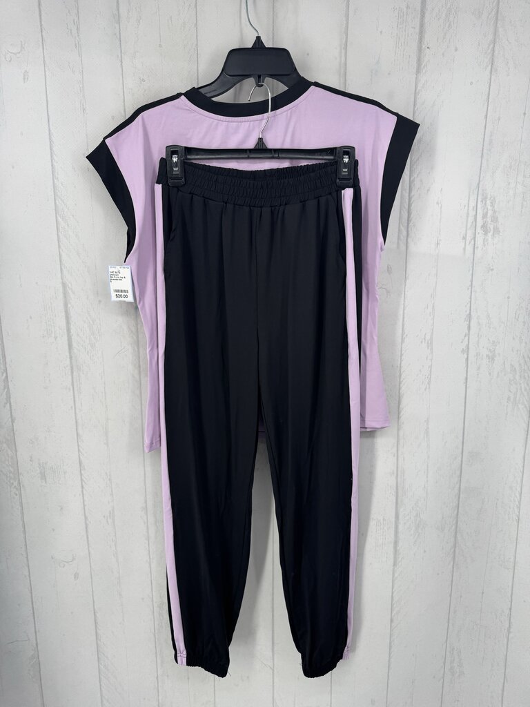 2pc S s/s top & pant set