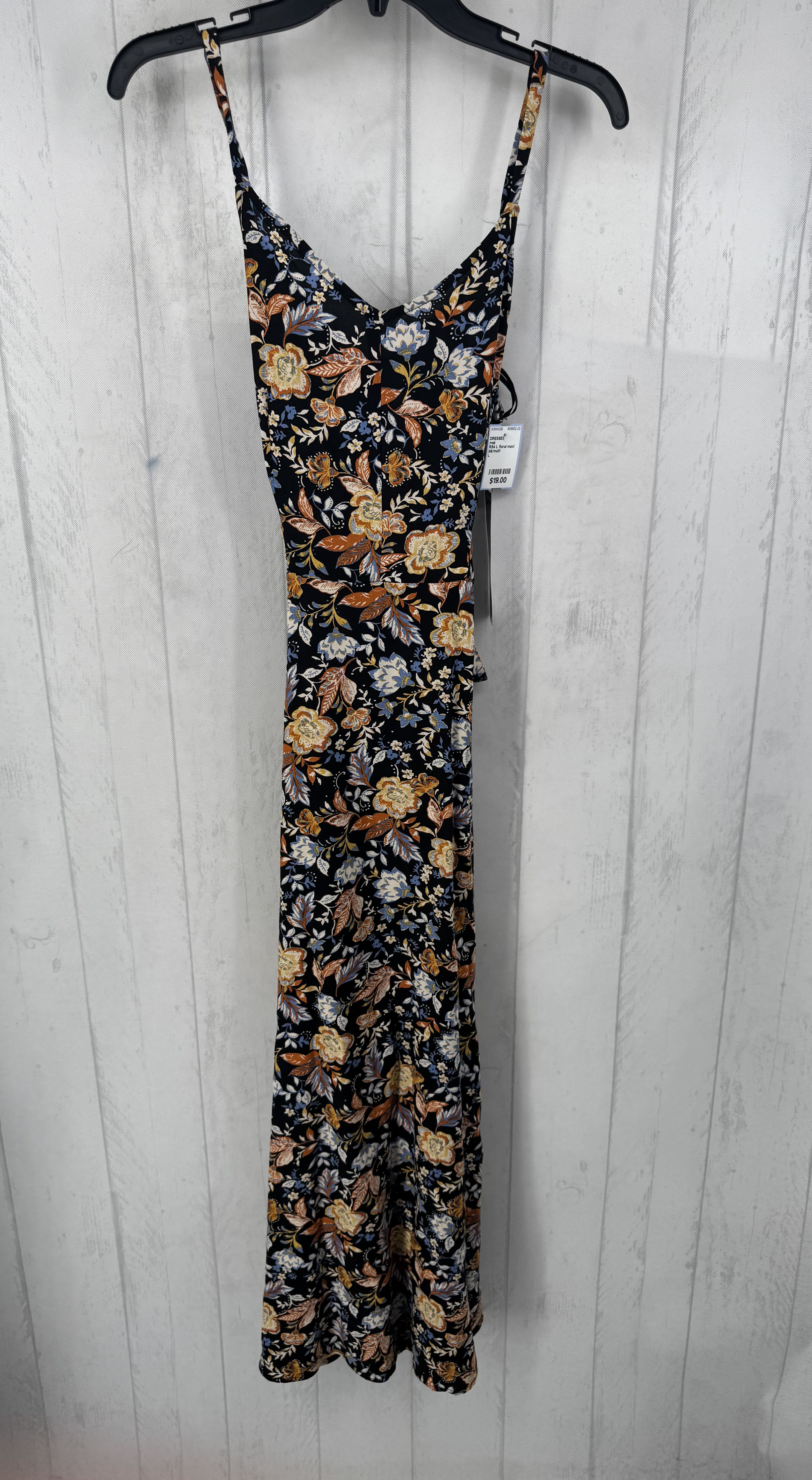 R54 L floral maxi dress
