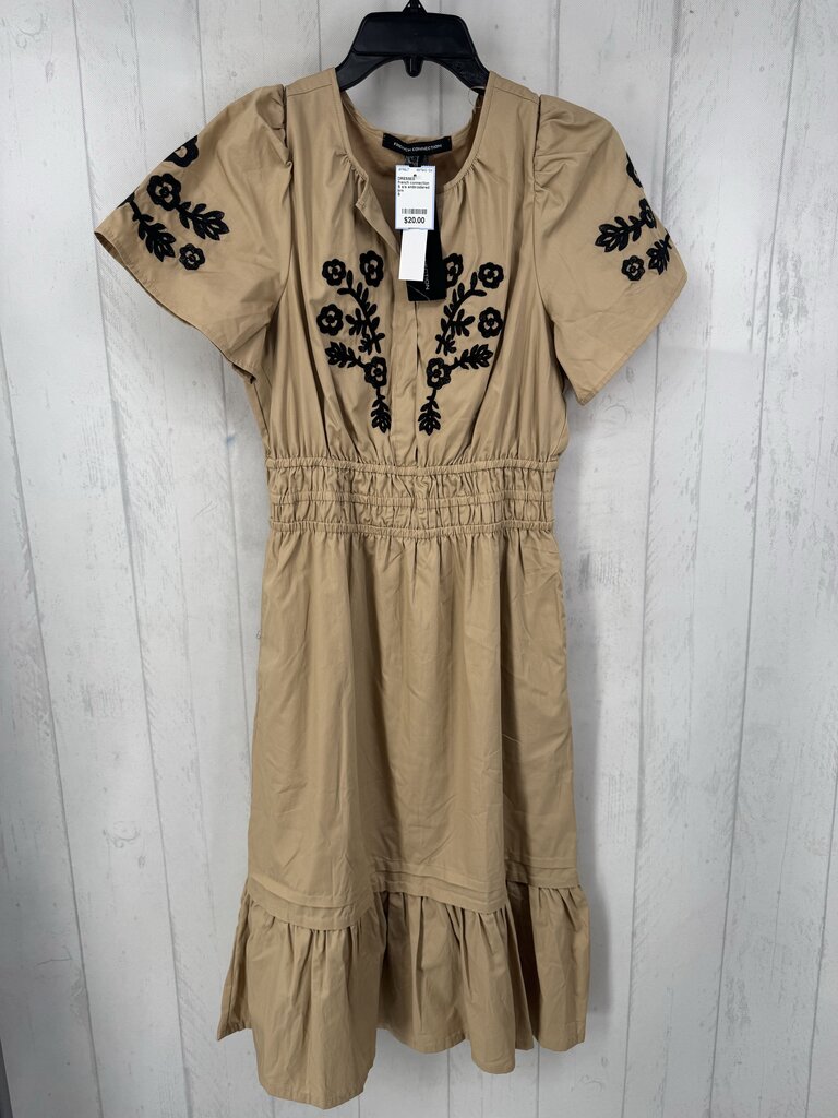 S s/s embroidered dress
