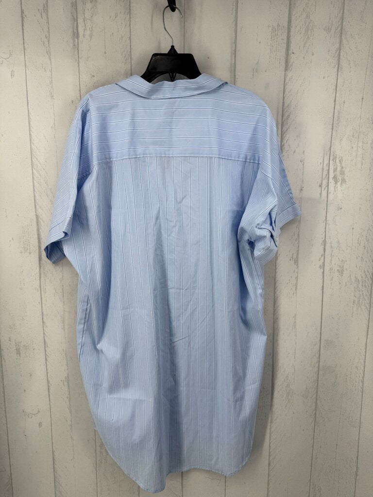 L l/s stripe shirt dress