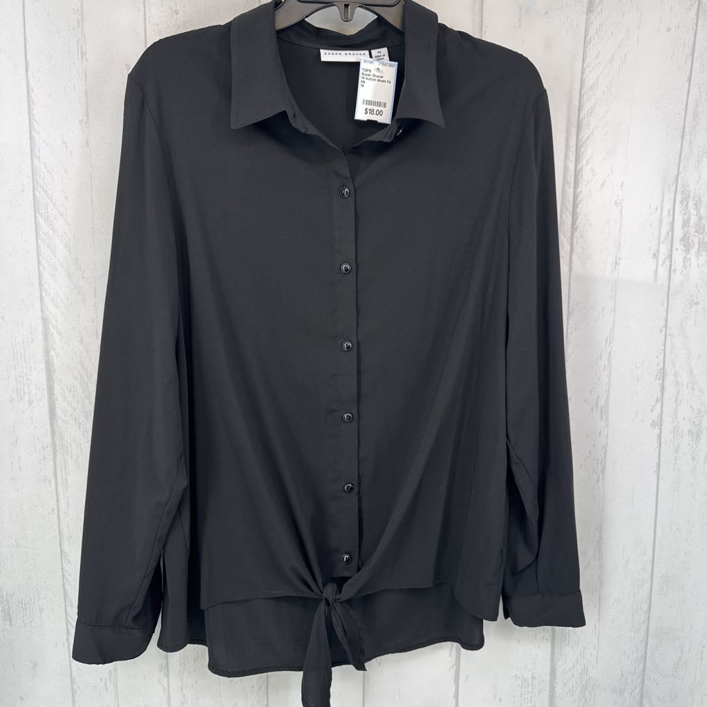 14 button down l/s top