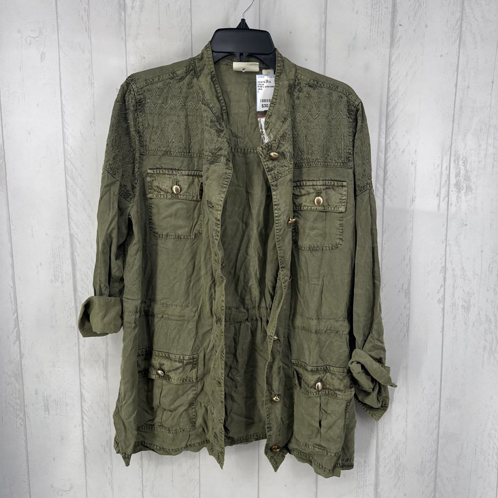 R139 L embroidered utility jacket