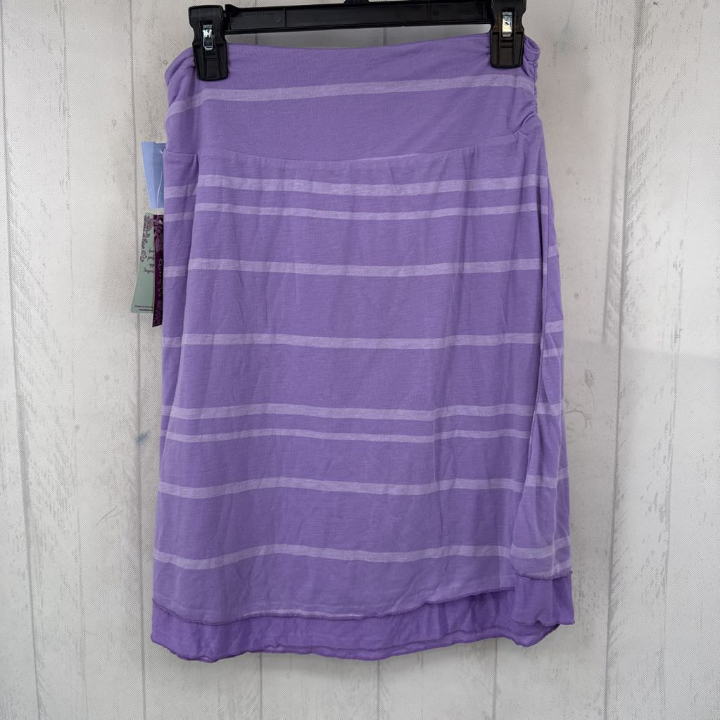 M reversible stripe skirt